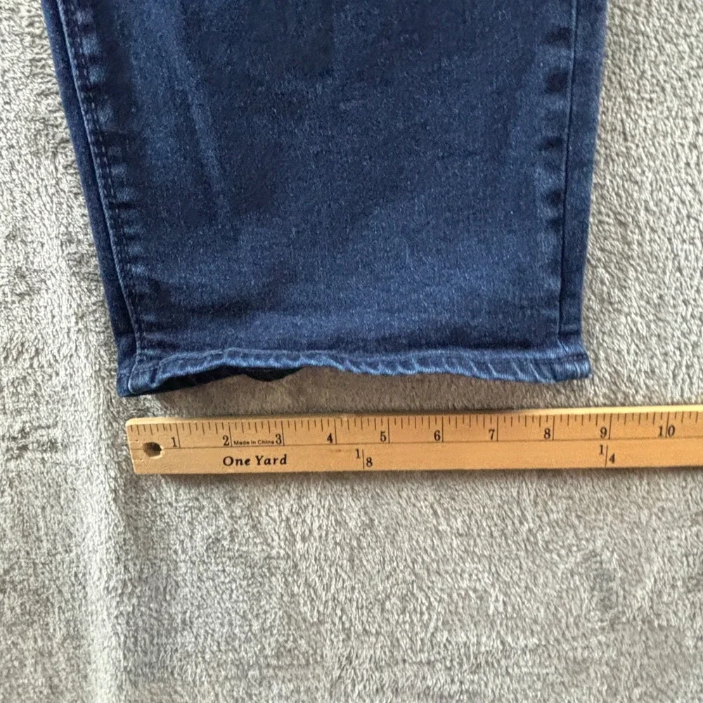 Hudson Straight Leg Jeans Womens 14 Dark Wash Stretch Denim High Rise H0325-01